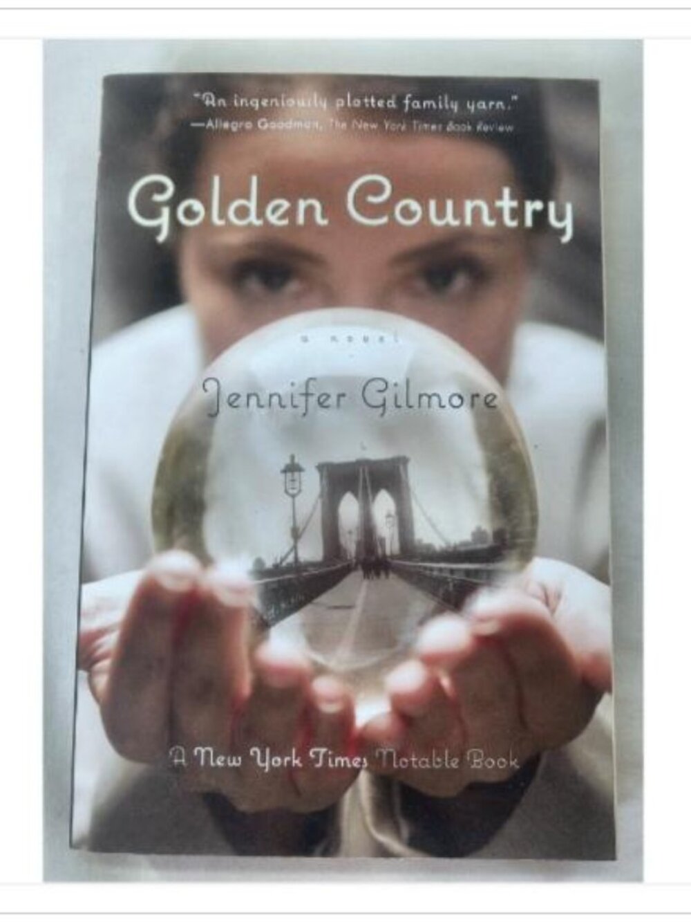 Golden Country Jennifer Gilmore 2007 1st Harvest Edition Paperback Book Vintage